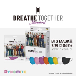 🇰🇷 พร้อมส่ง ‼️หน้ากากอนามัย DOBU MASK BTS BREATH TOGETHER STANDARD