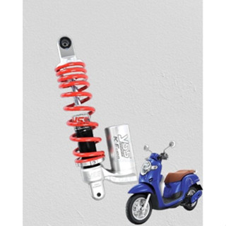 YSS GAS ECO LINE K-EURO HO/SCOOPY I 110 ปี 17 สีดำแดง