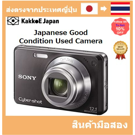 【ญี่ปุ่น กล้องมือสอง】[Japan Used Camera] Sony Sony Digital Camera CYBERSHOT W270 (12.1 million pixels/optical X5/Digital X8/Black) DSC-W270/B