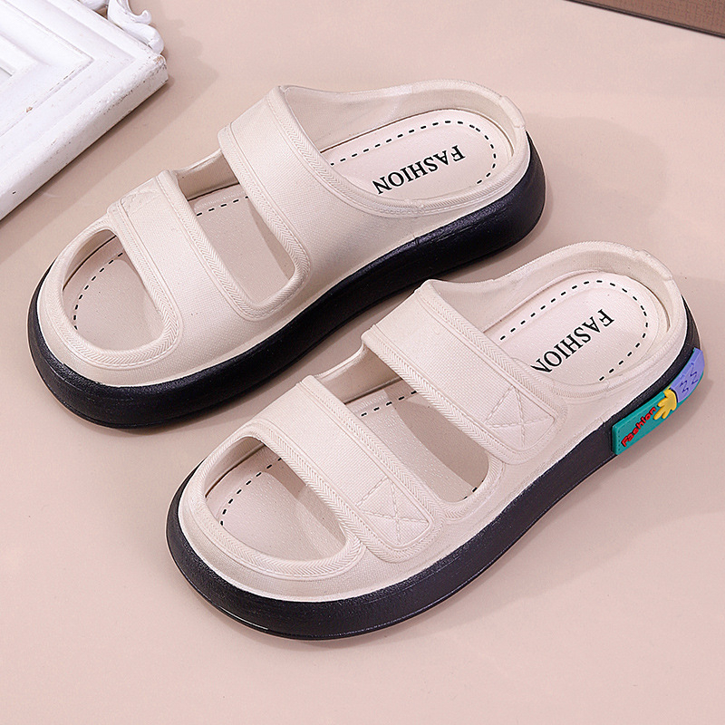 LGShoes รุ่นใหม่แนะนำ🎉 รองเท้าแตะน่ารัก รองเท้าแบบสวมสองสเต็ป  เสริมความหนาให้ดูสูง ปังเวอร์✅