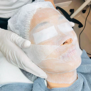 Gauze ผ้าก็อต ใช้สำหรับมาส์กหน้า 100 ชิ้น