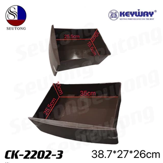 Keywayกล่องลิ้นชัก ลิ้นชัก เก็บของ 2ชั้น3ช่อง มี 2สี น้ำตาล/ครีม รุ่น CK-2202-3