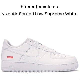 รองเท้า Nike Air Force 1 Low Supreme White 🌵🌈🔥 สินค้าพร้อมกล่อง รองเท้าสีขาว