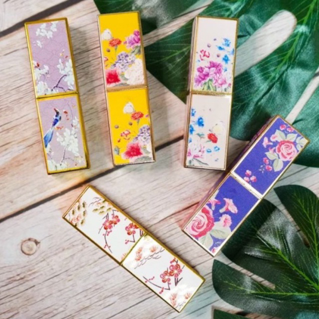 แท่งลิปเปล่า1แถม1 เติมลิป DIY แนววินเทส มีแม่เหล็กที่ฝาปิดแน่น ขนาด 4-5 กรัม