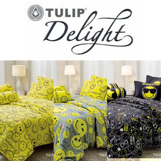 ผ้าปูที่นอน ลาย Smiley World/Tulip Delight