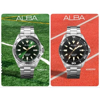 นาฬิกา ALBA Sportive Quartz  รุ่น AS9Q39X สีดำ รุ่น AS9Q41X สีเขียว