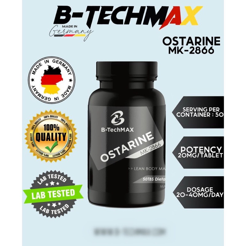 B-TechMax Sarms Ostarine MK-2866 20mg 50 tabs