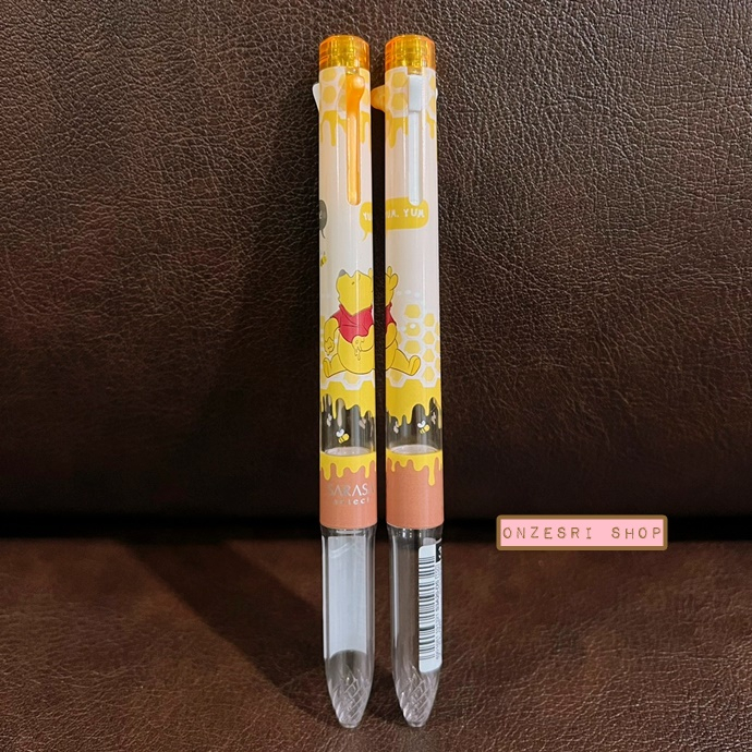 ปลอกปากกา Zebra Sarasa Select แบบ Limited ใส่ได้ 3 ไส้ จาก Disney ลาย Winnie the Pooh (ปลอกเปล่าไม่ม