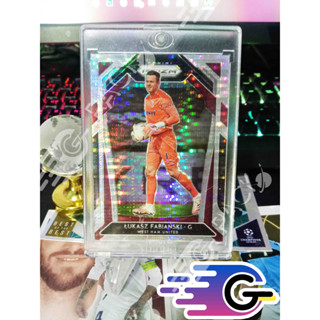 การ์ดนักฟุตบอล 2020-21 Panini Prizm EPL lukasz fabianski Silver Breakaway Prizm (แถม Topload+teambag)