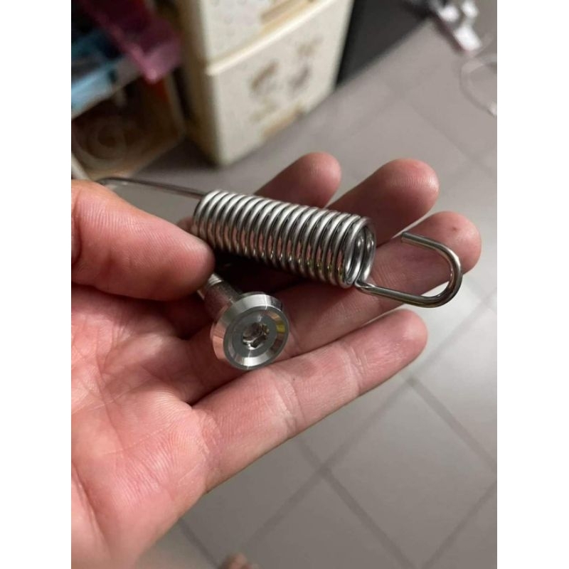 น็อตพร้อมสปริง## ขาตั้งเดี่ยว ขาตั้งคุ่ สแตนเลส  Mio Fino Nouvo - รูปที่ 5