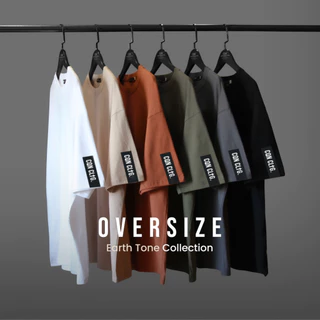 CQN | เสื้อ Oversize [ET.07”Logo Sidebar] ผ้าหนานุ่ม คอแคบ ไม่ย้วย