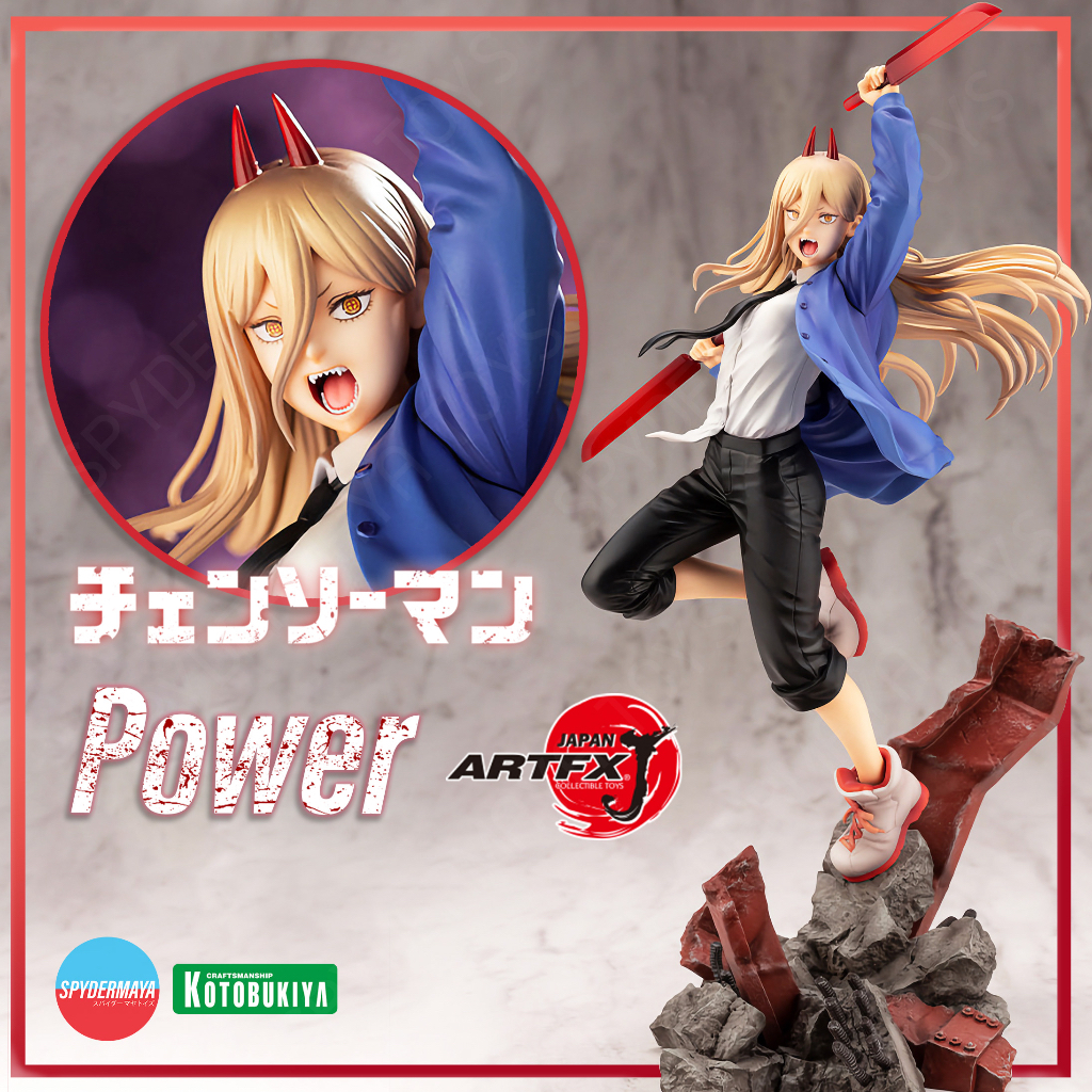 [ พร้อมส่ง ] ฟิกเกอร์ Power ~ ARTFX J Chainsaw Man - Kotobukiya