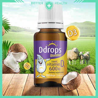Ddrops Booster วิตามิน D3 สำหรับเด็กและผู้ใหญ่
