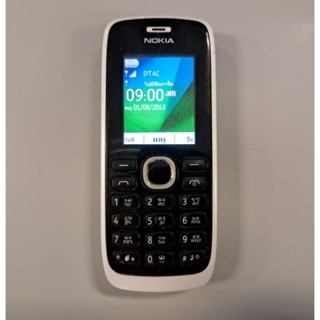 Nokia 112 สีขาวดำ ปุ่มกด แท้ศูนย์ไทย สวย พร้อมใช้งาน