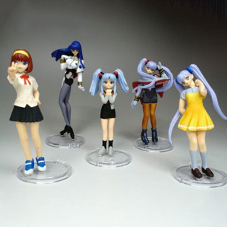 Yujin / Takara Tomy : Martian Successor Nadesico - SR GASHAPON CAPSULE - Full set of 5 - งานแท้ มือ1 ไม่แกะ