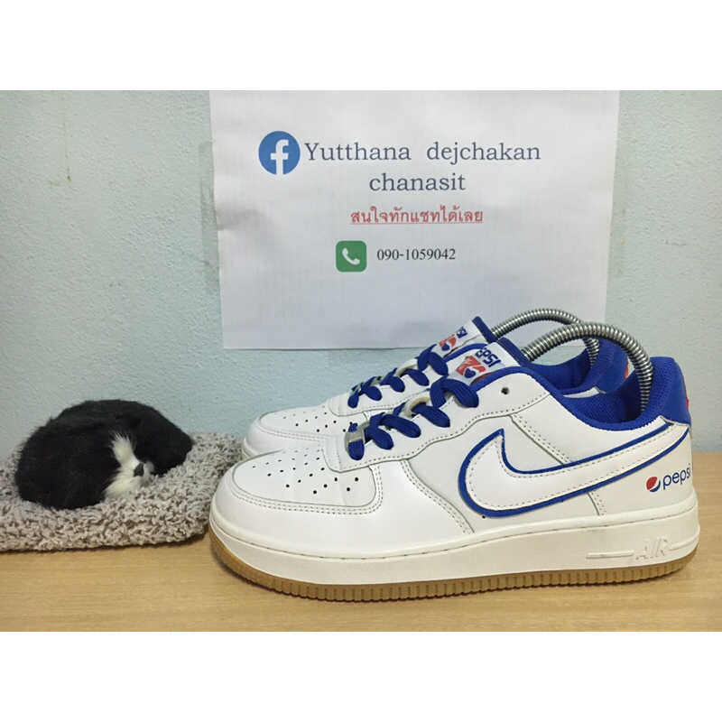 Air Force 1 Low Pepsi White Blue ไม่แท้จ้า