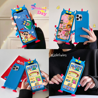 เคสมือถือ เคสไอโฟน Iphone Case เคสโทรศัพท์ ชินจัง Shin-chan เคสน่ารักๆ เคสกันกระแทก เคสซิลิโคน เคสมาใหม่ Slicone case