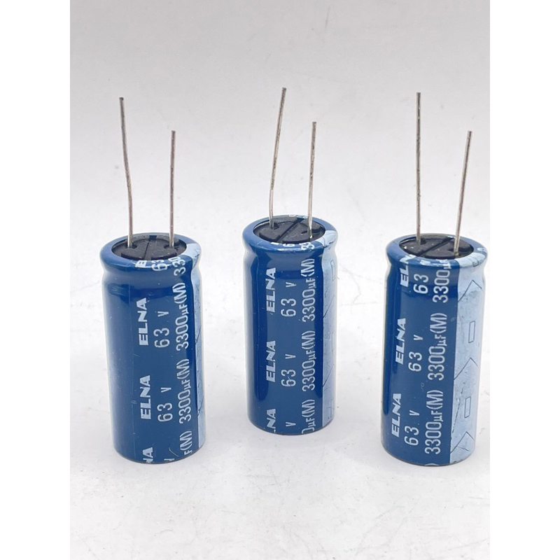 ตัวเก็บประจุ 3300uf 6.3v 16v 10v 35v 63v 2ขา capacitor สต็อกที่ไทย พร้อมส่ง