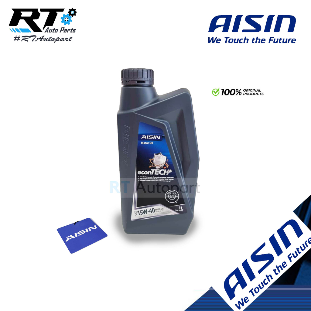 Aisin น้ำมันเครื่อง ไอซิน Aisin กึ่งสังเคราะห์ เกรด 15w40 ดีเชล CI-4 / SL ขนาด 1ลิตร 2ลิตร 3ลิตร  / 