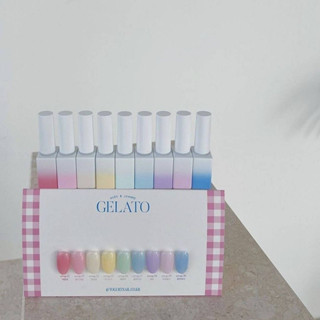 เซตสีเจลขายดี Gelato collection 9สีไซรัป พร้อมชาร์ตสีเปล่า Yogurt nail Koreaโยเกิร์ตเนล ของแท้จากเกาหลี🇰🇷 พร้อมส่ง