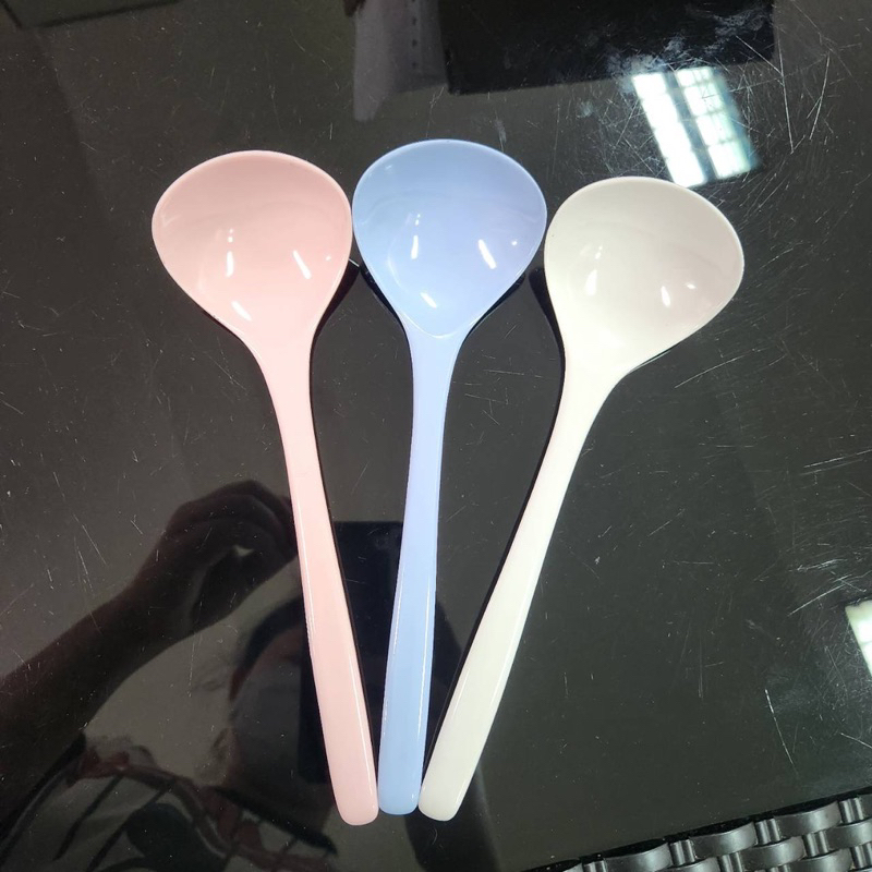 กระบวยเเบ่งซุป ช้อนซุป เมลามีน ยาว8.25นิ้ว ตราฟลาวเวอร์แวร์มี3สีให้เลือก