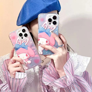 ✨ส่งของขวัญ✨เคสไอโฟน 14 Pro Max 13 12 11 เคส for เคสไอโฟน11 เลเซอร์ melody พกง่ายๆ iPhone13 การป้องกันการตก Case