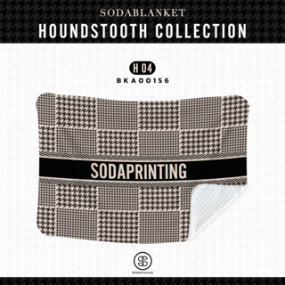 ผ้าห่มใส่ชื่อได้  HOUNDSTOOTH COLLECTION รหัส BKA00156 #ใส่ชื่อได้ #SOdAblanket