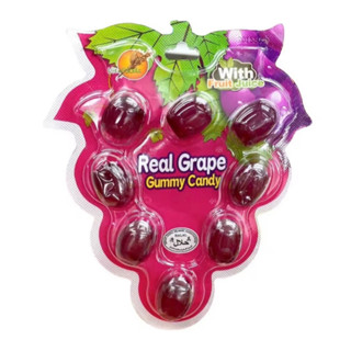 🍇 Real Grape Gummy Candy | เยลลี่องุ่น เรียล เกรฟ กัมมี่ แคนดี้ | 1 แพ็ค 42g