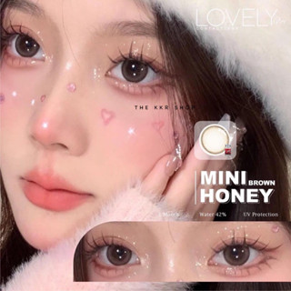 คอนแทคเลนส์ mini honey เลนส์มินิ ใส่เที่ยว ใส่เรียน ธรรมชาติสุดๆ ไอดอลเกาหลี มีบริการปลายทางCOD