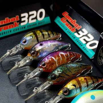 เหยื่อ EVER GREEN Combat Crank 320 เทพจิบชะโด🤩