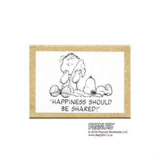 ตัวปั๊ม Snoopy จากญี่ปุ่น ลาย Happiness should be shared! * สภาพดี