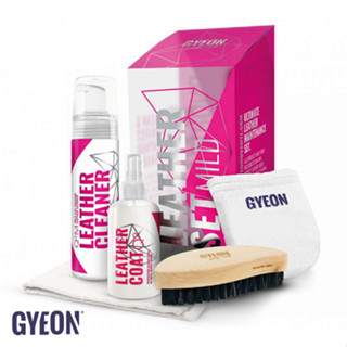 GYEON Q²M LEATHER SET STRONG น้ำยาทำความสะอาดเบาะหนัง สูตรเข้มข้น อ่อนโยน ปลอดภัยต่อหนังแท้ และหนังเทียม