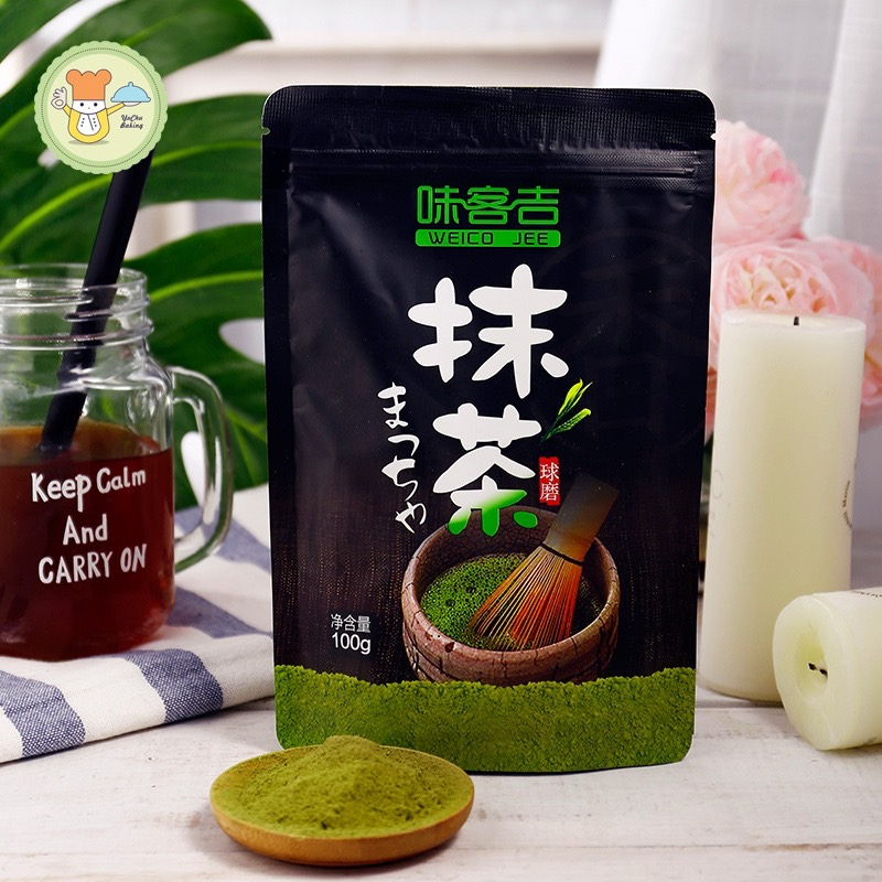 🔥❤️ชาเขียวมัทฉะ ชาเขียวแท้ ชาเขียวผงเกรดพรีเมียม 100g *เลขวันผลิตหน้าซอง* (K26)
