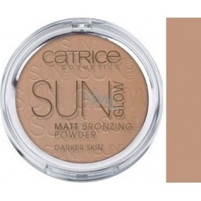 ของแท้/พร้อมส่ง Catrice Sun Glow Matt Bronzing Powder (020 Deep Bronze) 9.5g.คาทริซ แป้งบรอนซ์เซอร์อัดแข็ง เนื้อแมตต์