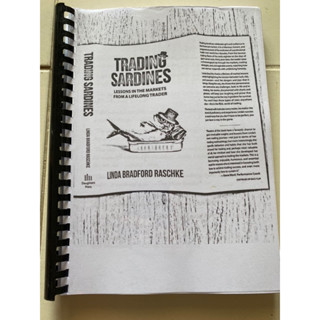 หนังสือเล่นหุ้นtrading sardines  Linda Bradford Raschke(ฉบับเข้าเล่มภาษาอังกฤษ)