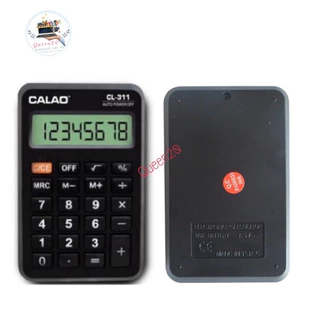 เครื่องคิดเลข สีดำ (มีซองหนัง) 8 หลัก ขนาดเล็กพกพา จอใหญ่ CL311(400)022
