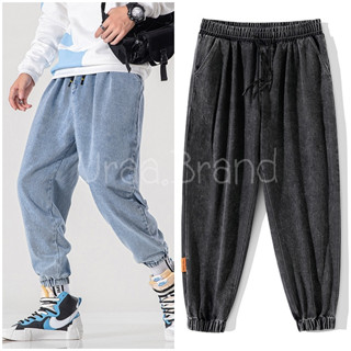 M-5XL / กางเกงขายาว รุ่น กางเกงขายาวผู้ชาย SH002 Jeans Jump Pant MSS กางเกงผู้ชาย