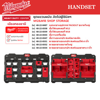 Milwaukee - ชุดแขวนผนัง...จัดไปผู้ใช้มิลฯ M12&amp;M18 SHOP STORAGE