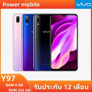 VIVO Y97( แรม 8 รอม256) (ติดฟิล์มกระจกฟรี)หน้าจอ6.3 นิ้ว เอนดอย 8.1 พร้อมส่ง! ติดฟิล์มกระจกให้ฟรี รับประกัน 12 เดือน