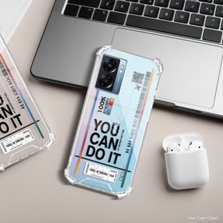 เคสใสบาร์โค้ด You can do it. รุ่น OPPO A/S/F Series (เคสมือถือออปโป้)