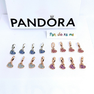 [พร้อมส่ง สินค้าแท้ 💯] Pandora Tilted Heart Dangle Charm ใส่ แพนมีได้ ใส่สร้อยรุ่นปกติได้