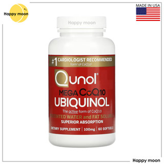 Qunol, Mega CoQ10 Ubiquinol, 100 mg, 60 Softgels