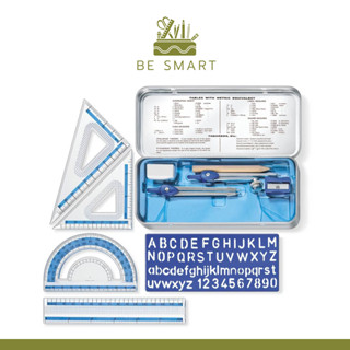 ชุดวงเวียนเรขาคณิต Staedtler รุ่น Noris Club No.55710 บรรจุในกล่องเล็ก แข็งเเรง ชุด 10 ชิ้น Mathematical Instrument