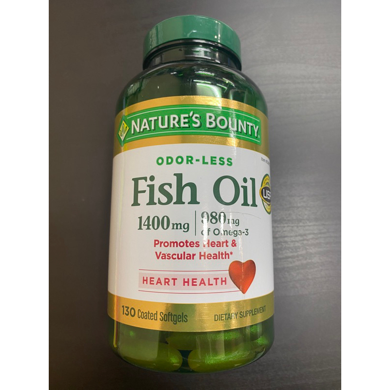 Nature’s Bounty Fish Oil 1400mg 130ซอฟเจล