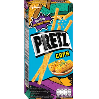 ขนม เพรทซ์ Pretz กูลิโกะ ยกกล่อง 12 ซอง ขนาด 5 บาท คอร์น ลาบ ต้มยำกุ้ง ขนมคบเคี้ยว อาหาร บิสกิต
