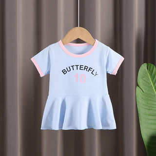 Butterfly10 พร้อมส่งในไทย ชุดเด็กเสื้อผ้าเด็กผู้หญิง กระโปรงเด็ก
