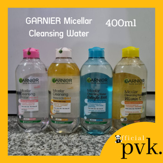 **Exp 11/24** GARNIER Micellar Cleansing Water การ์นิเย่ ไมเซล่า คลีนซิ่ง วอเตอร์ 400มล