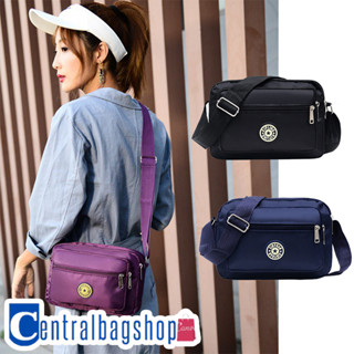 centralbagshop(C1096)-M3กระเป๋าสะพายผ้าไนล่อนสีพื้น