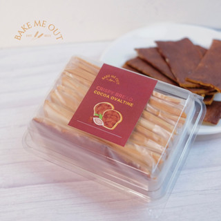 ขนมปังกรอบ รสโกโก้โอวัลติน-Crispy Bread Cocoa Ovaltine(เบคมีเอาท์-Bakemeout)