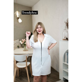 🔥Plussize🔥เดรสคนอ้วน🔥 L40-46   XL46-50